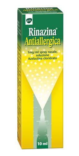Rinazina antiallergica 1mg/ml spray nasale 10ml rinite allergica