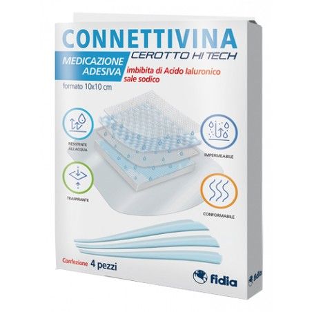Connettivina cerotto hi tec 4m 10x10cm