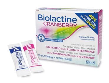 Sella biolactine cranberry 10+10 buste