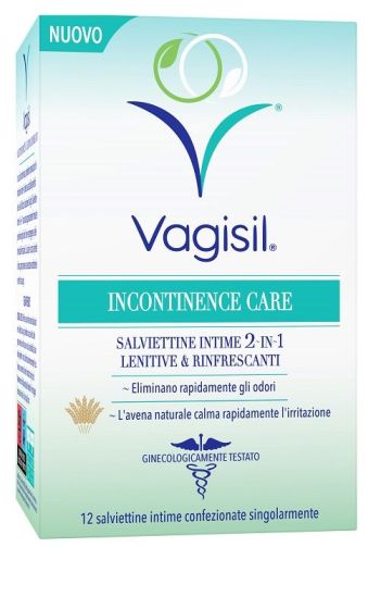 Vagisil  Incontinence Care Confezione 12 Salviette