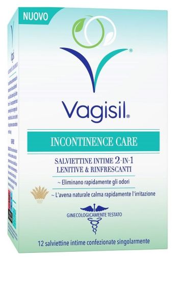 Vagisil  Incontinence Care Confezione 12 Salviette