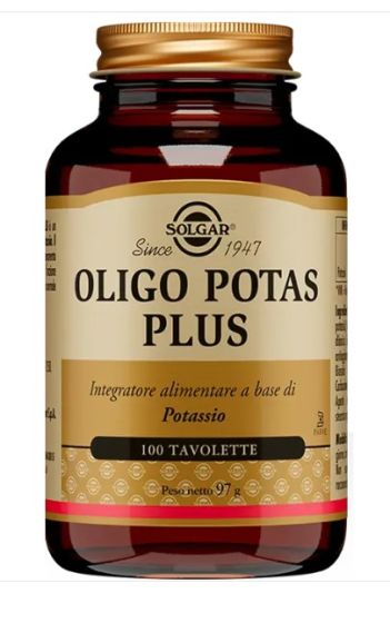 Solgar Oligo Potas Plus 100 Tavolette