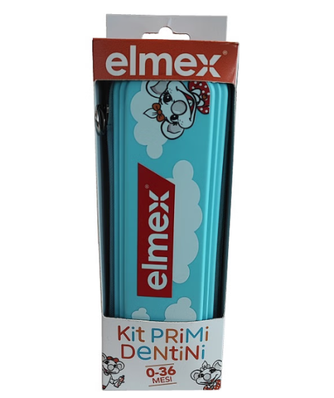 Elmex Kit Primi Dentini 0-36 Mesi 1 Elmex Bb Dentifricio 50 ml + 1 Elmex Spazzolino Bb Educativo New 0-3 ANNI