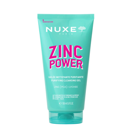 Nuxe Zinc Power Gel Detergente Viso Purificante Anti-imperfezioni 150ml