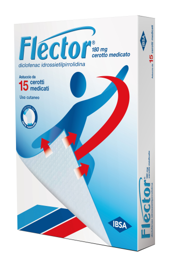 Flector 180mg cerotto medicato 15 cerotti medicati