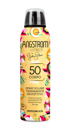 Angstrom Spray Solare Trasparente Protettivo Corpo spf 50 150ml