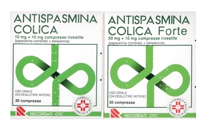 Antispasmina coli, forte 50mg + 10mg compresse rivestite 30 compresse
