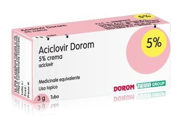 Aciclovir teva 5% crema tubo 3g