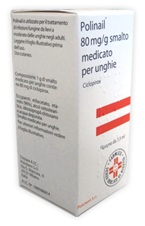 Polina, 80mg/g smalto medicato per unghie 1 flacone in vetro da 3,3ml