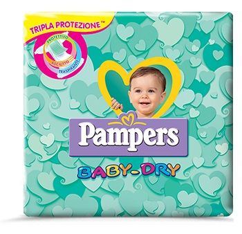 Pampers baby dry downcount mid