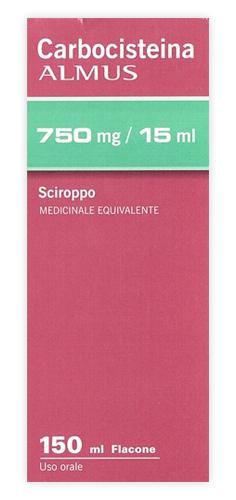 Carbocisteina alm, 750mg/15ml sciroppo flacone 150ml