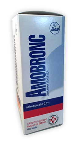 Amobro, 3mg/ml sciroppo flacone in vetro da 200ml