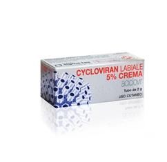 Cycloviran labia, 5% crema tubo 2g