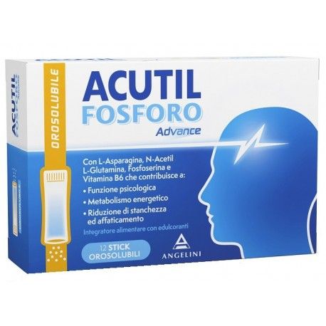 Acutil fosforo 12 stick orosolubili