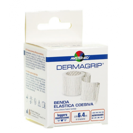 M-Aid Dermagrip Benda Elastica Coesiva 6x4cm