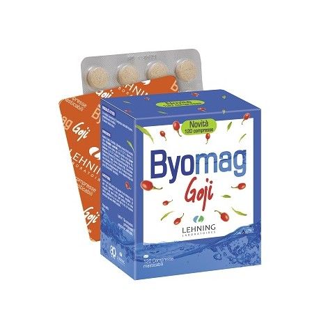 Lehning byomag goji integratore alimentare 120 compresse masticabili