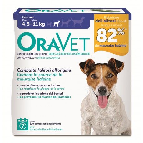 Oravet chew dog s 7pz