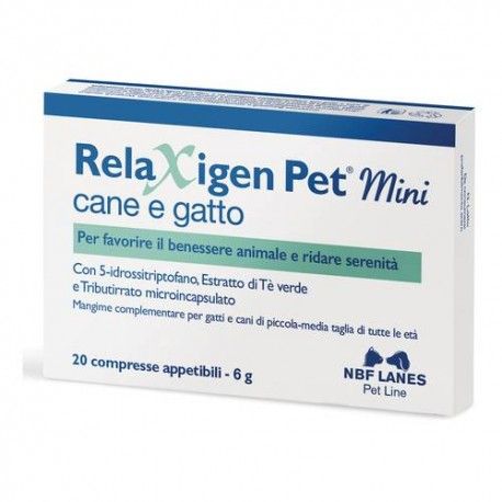 Relaxigen pet mini cani e gatti 20compresse