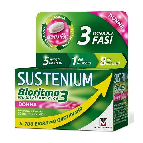 Sustenium donna bioritmo3 multivitaminico 30 compresse