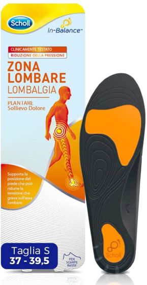 Scholl plantare lombare taglia m 2 pezzi