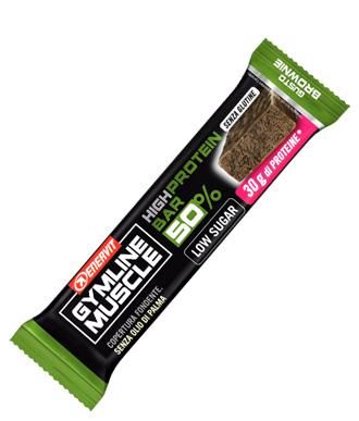 Gymline barretta brownie 50% protein 1pezzo