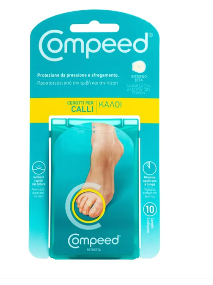 Compeed Cerotti Calli Interno Dita 10 Pezzi
