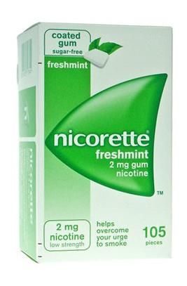 Nicorette 2mg gomme da masticare medicate gusto menta forte 105gomme