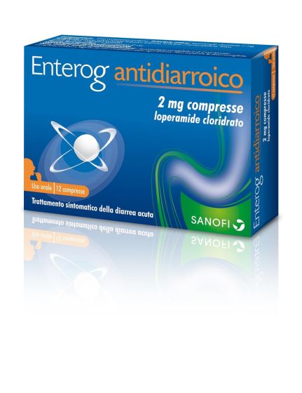 Enterog antidiarroi, 2mg compresse 12 compresse