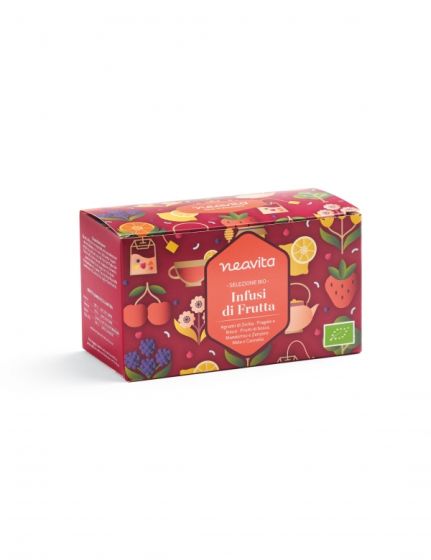 Neavita Selezione Bio Infusi di Frutta 20 Filtri 5 Varietà