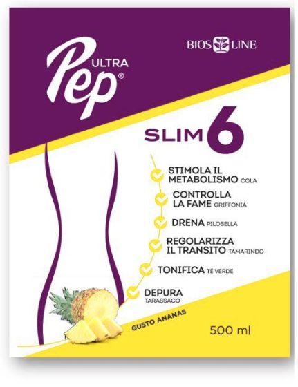 Ultra pep slim 6 ananas 500ml