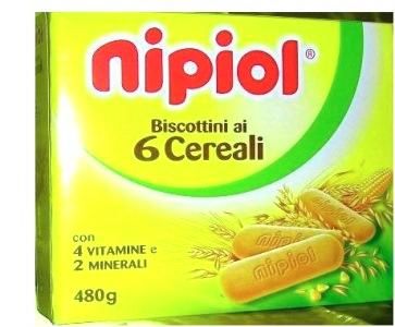 Nipiol biscottini 6 crl 480g
