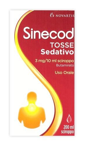 Sinecod Sciroppo Per La Tosse Sedativo 200 ml
