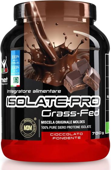 Net Integratori Isolate Pro Grass Fed Cioccolato Fondente 700g