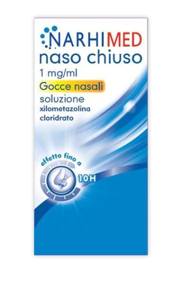 Narhimed naso chiu, 1mg/ml gocce nasali soluzione adulti 1 flacone da 10ml