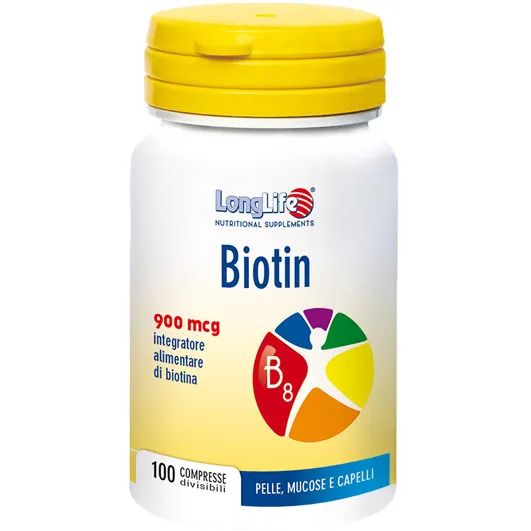 Longlife biotin 900mcg 100cpr