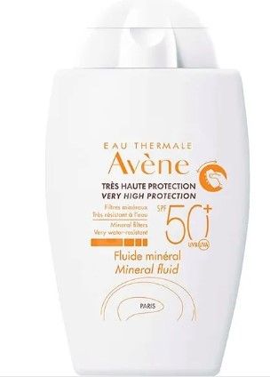 Eau Thermale Avene Solare Fluido Minerale 40ml SPF50+