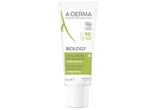A-Derma Biology Crema Leggera Dermatologica Idratante 40ml