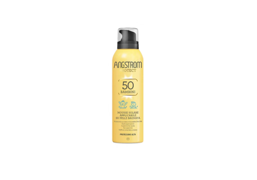 Angstrom Protect spf50 Bambini Mousse protezione alta 150ml