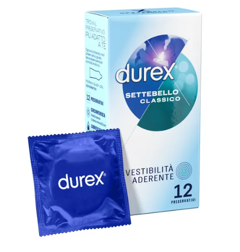 Durex Settebello Classico 12 Preservativi - Sicurezza e Comfort