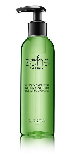 Soha sardinia gel doccia rivitalizzante natura nostra 250ml