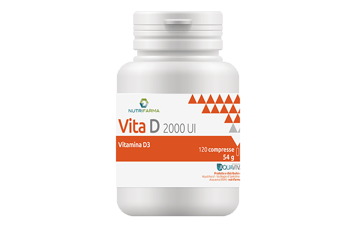 Nutrifarma vita d 2000ui (vitamina d3) 120 cpr
