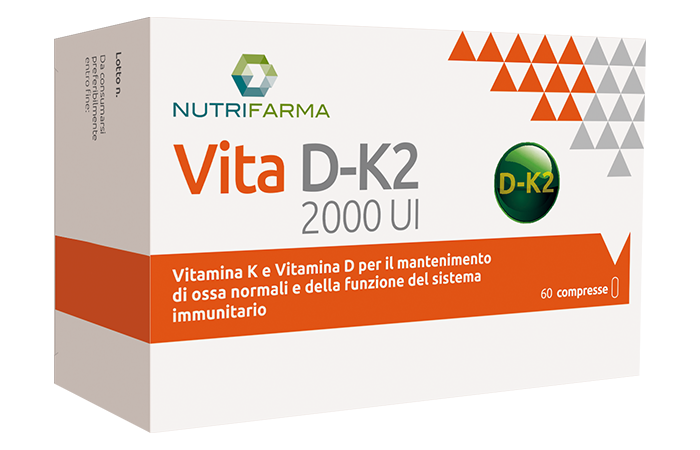 Nutrifarma Vita D-K2 2000UI 60 compresse