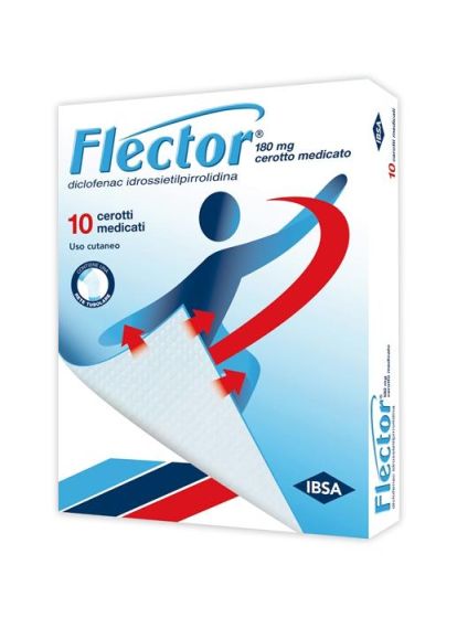 Flector 180mg cerotto medicato 10 cerotti medicati