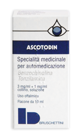 Ascotod, 3mg/ml + 1mg/ml collirio, soluzione