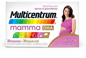 Multicentrum mamma con dha 30 compresse