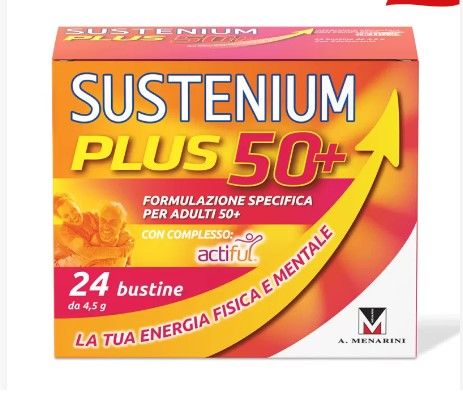  Sustenium Plus 50+ con formulazione specifica per adulti 50+ - 24 bustine