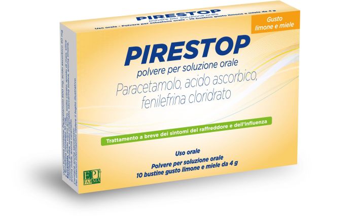 Pirest, polvere per soluzione orale 10 bustine gusto limone e miele da 4g