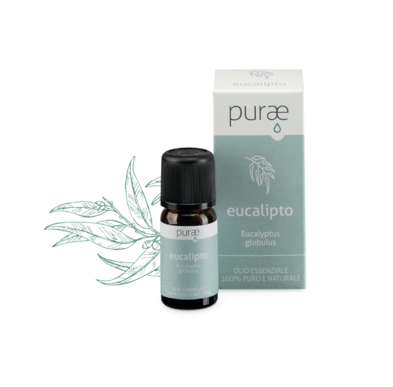 Purae oli essenziali puri eucalipto 10ml