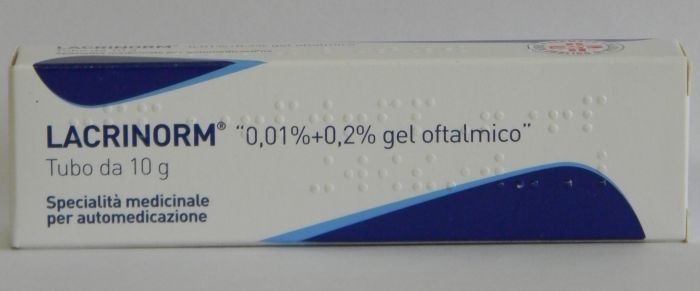 Lacrino, 0,01% + 0,2% gel oftalmico tubo 10g