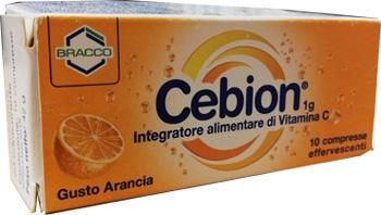 Cebion effervescente vitamina c arancia 10cpr